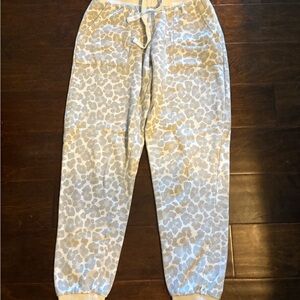 Leopard Print Jogger Pants